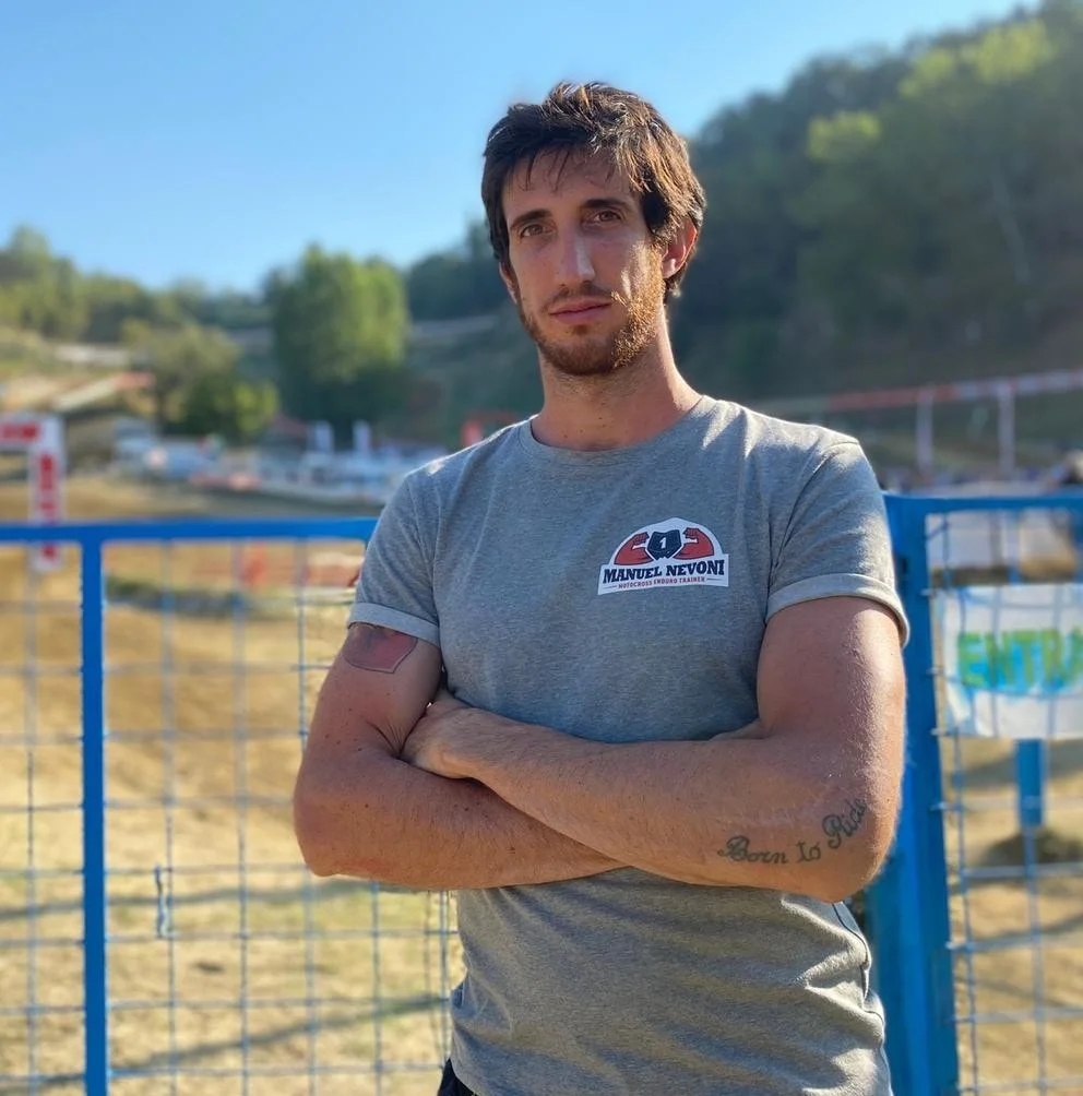 Manuel Nevoni al circuito di Ponte a Egola